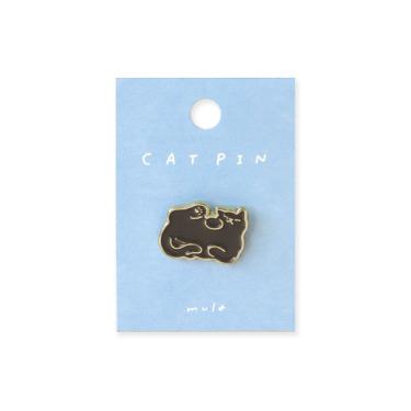 ピンバッジ mula キャット へそてん