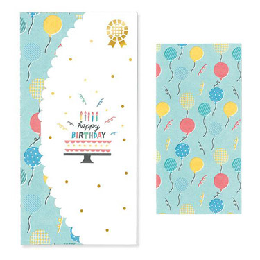 誕生日 金封 バルーン