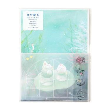 レターセット 海中喫茶 翡翠