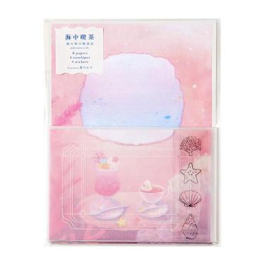 レターセット 海中喫茶 珊瑚