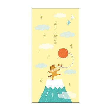 年賀 ロングぽち袋 富士山 3枚入り