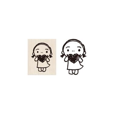 よしこちゃんスタンプ よしこ・ハート
