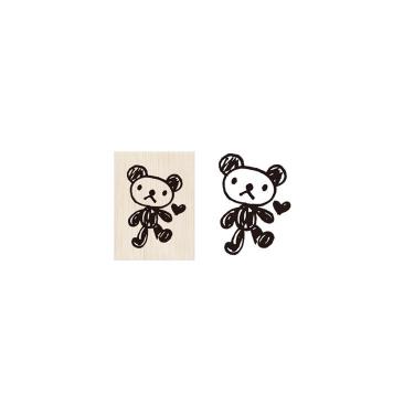 よしこちゃんスタンプ クマオ・ハート