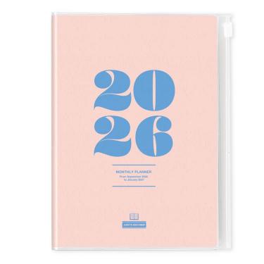 2025年9月始まり手帳 月間 A5 ピンク