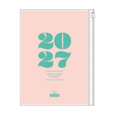 2026年9月始まり手帳 月間 A5 ピンク