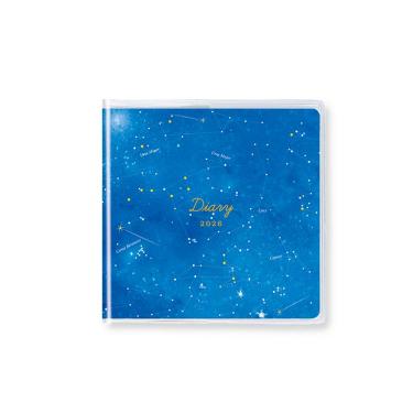 2026年2月始まり手帳 月間 B7 星空散歩