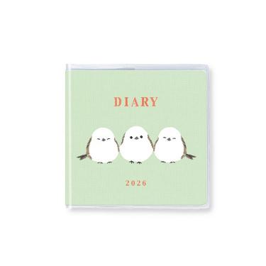 2026年2月始まり手帳 月間 B7 シマエナガ