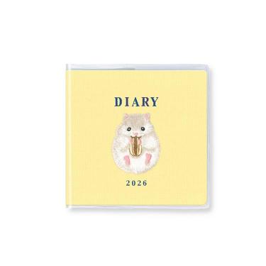 2026年2月始まり手帳 月間 B7 ハムスター