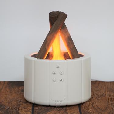 超音波式】かがり火加湿器 ホワイト: ホーム＆キッチン | ロフトネット
