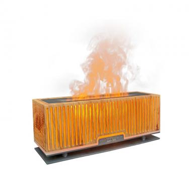 【超音波式】ウッドモダン加湿器 200ml ナチュラルウッド