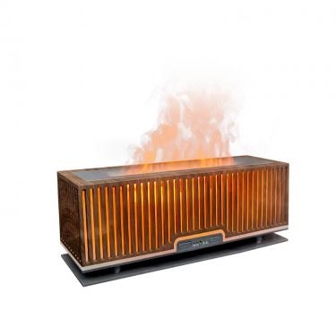 【超音波式】ウッドモダン加湿器 200ml ダークブラウン