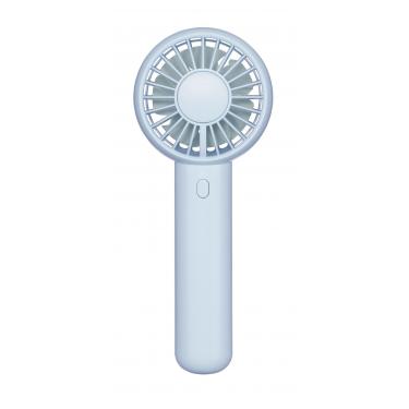【ハンディファン】 ミニダブルファン ライトブルー 扇風機