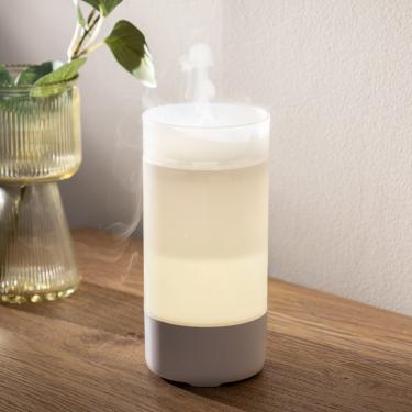 【超音波式】 フローイングミスト加湿器 125ml ホワイト