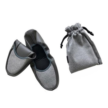 携帯フォールディングスリッパ婦人用 グレー