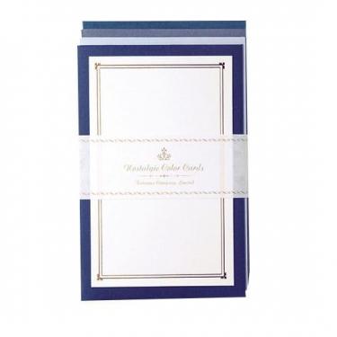 ミニカードセット ノスタルジックカラー インディゴブルー