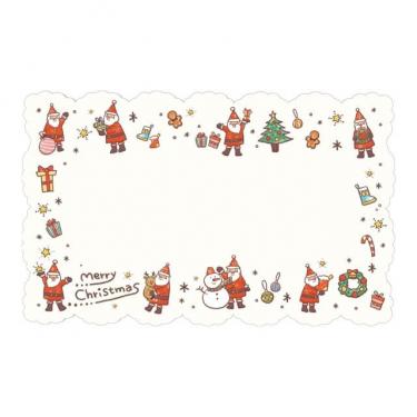 クリスマスミニカード ほっこりサンタ