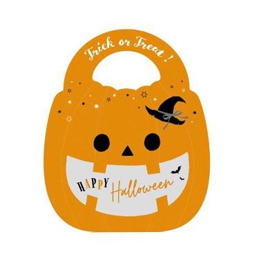 ハロウィン ダイカットビニールバッグ パンプキン