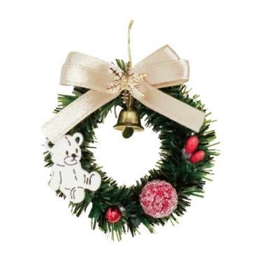 クリスマスリース テディベア