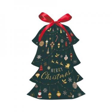 クリスマス巾着バッグ グリッターツリー 300