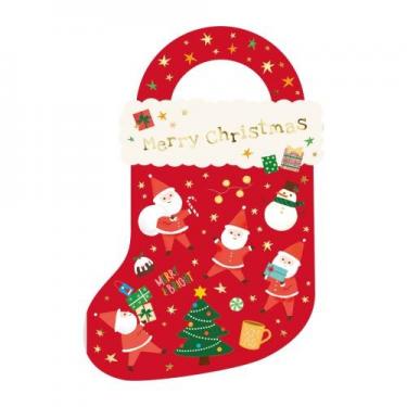 クリスマス ジップバッグ ポッピングサンタ