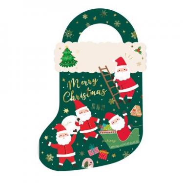 クリスマス ジップバッグ ノスタルジックサンタ