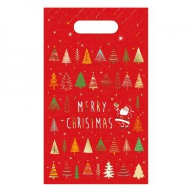 クリスマス 小判抜きビニールバッグ ホーリーフォレスト