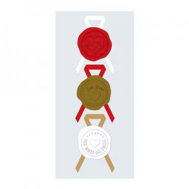 ラッピングシール シーリングハート