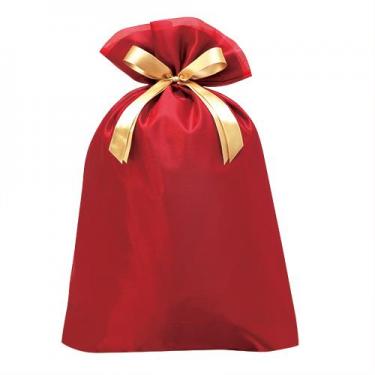 巾着 ギフトバッグ オーガンジー LL ワインレッド
