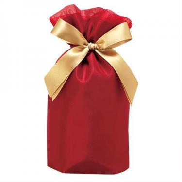 巾着 ギフトバッグ オーガンジー M ワインレッド