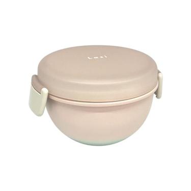 ランチボウル 700ml ピンク×グリーン お弁当箱