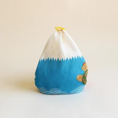 ふろしき 福コチャエ 帯付 48×48cm 富士山 キイロ