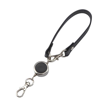 牛革製コードリール ネイビー