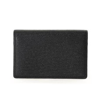 サフィアーノ 名刺入れ ゴートレザー ブラック