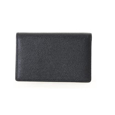 サフィアーノ 名刺入れ ゴートレザー ネイビー