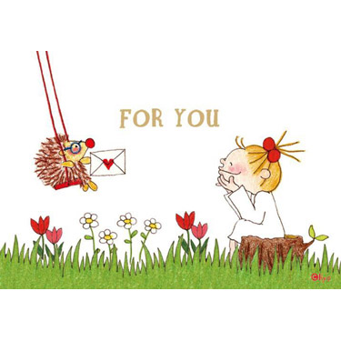 ミニカード レター ココちゃん ステーショナリー ロフト公式通販サイト Loft