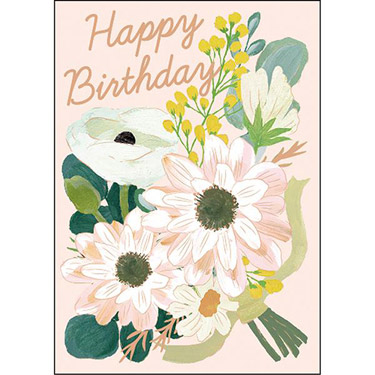 ミニカード バースデー ダリア