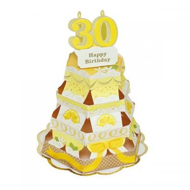 スペシャルナンバーケーキカード シトラスケーキ