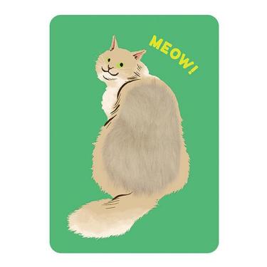 なでなでポストカード 長毛