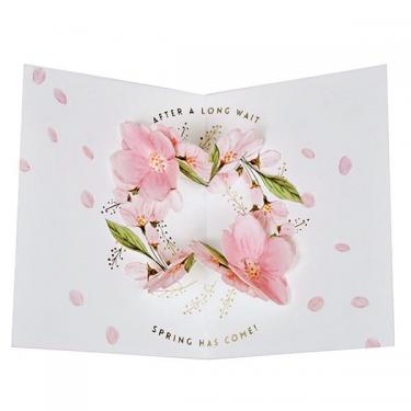 春柄 カード ポップアップ さくら リース