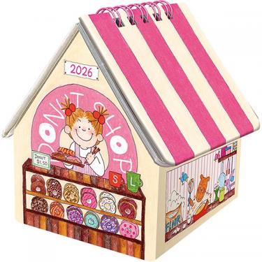 2026年1月始まりカレンダー 卓上 ハウスボックス ココちゃん