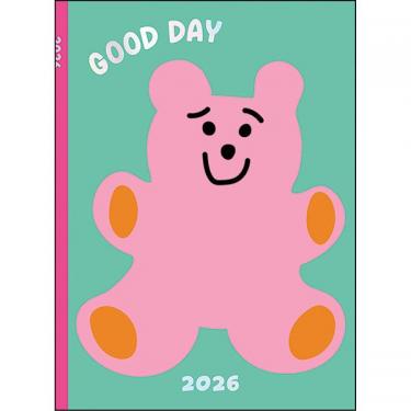 2026年1月始まり手帳 週間レフト B6 シック くま