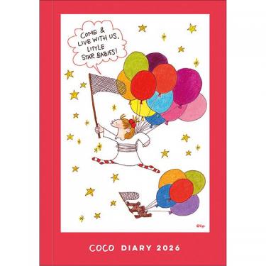 2026年1月始まり手帳 週間レフト B6 ココちゃん バルーン