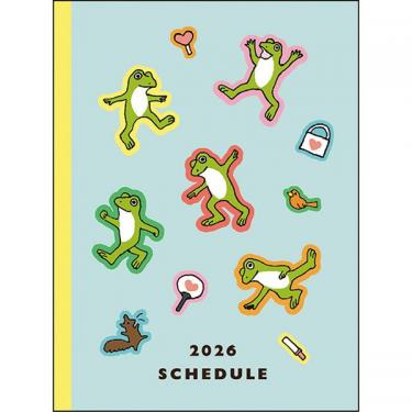 2026年1月始まり手帳 月間 A6 かえるの時間 推し活