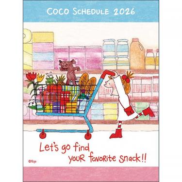 2026年1月始まり手帳 月間 A6 ココちゃん スーパー