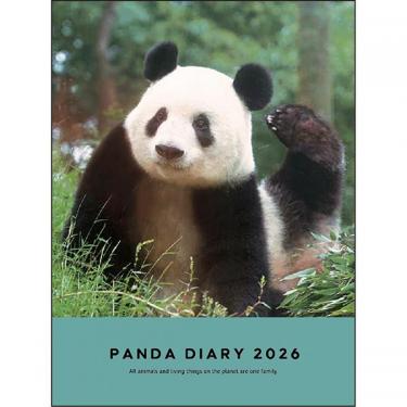 2025年12月始まり手帳 月間 A6 パンダ ポーズ