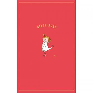 2025年12月始まり手帳 月間 A5スリム ココちゃん レッド