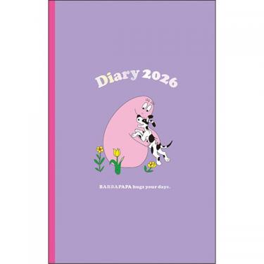 2025年12月始まり手帳 月間 A5スリム バーバパパ ハグ