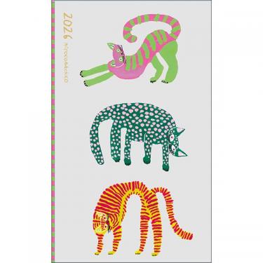 2025年12月始まり手帳 月間 B6スリム ミロコマチコ ネコ