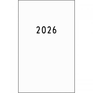 2025年12月始まり手帳 月間 B6スリム Noritake ホワイト