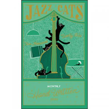 2025年12月始まり手帳 月間 B6スリム チョークボーイ グリーン